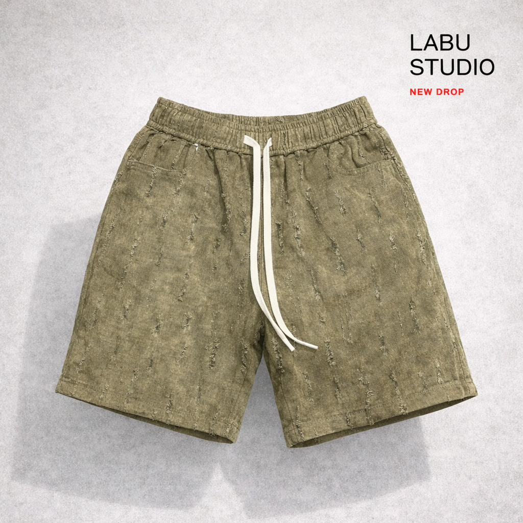 ברמודה קרע פס V-שמנת