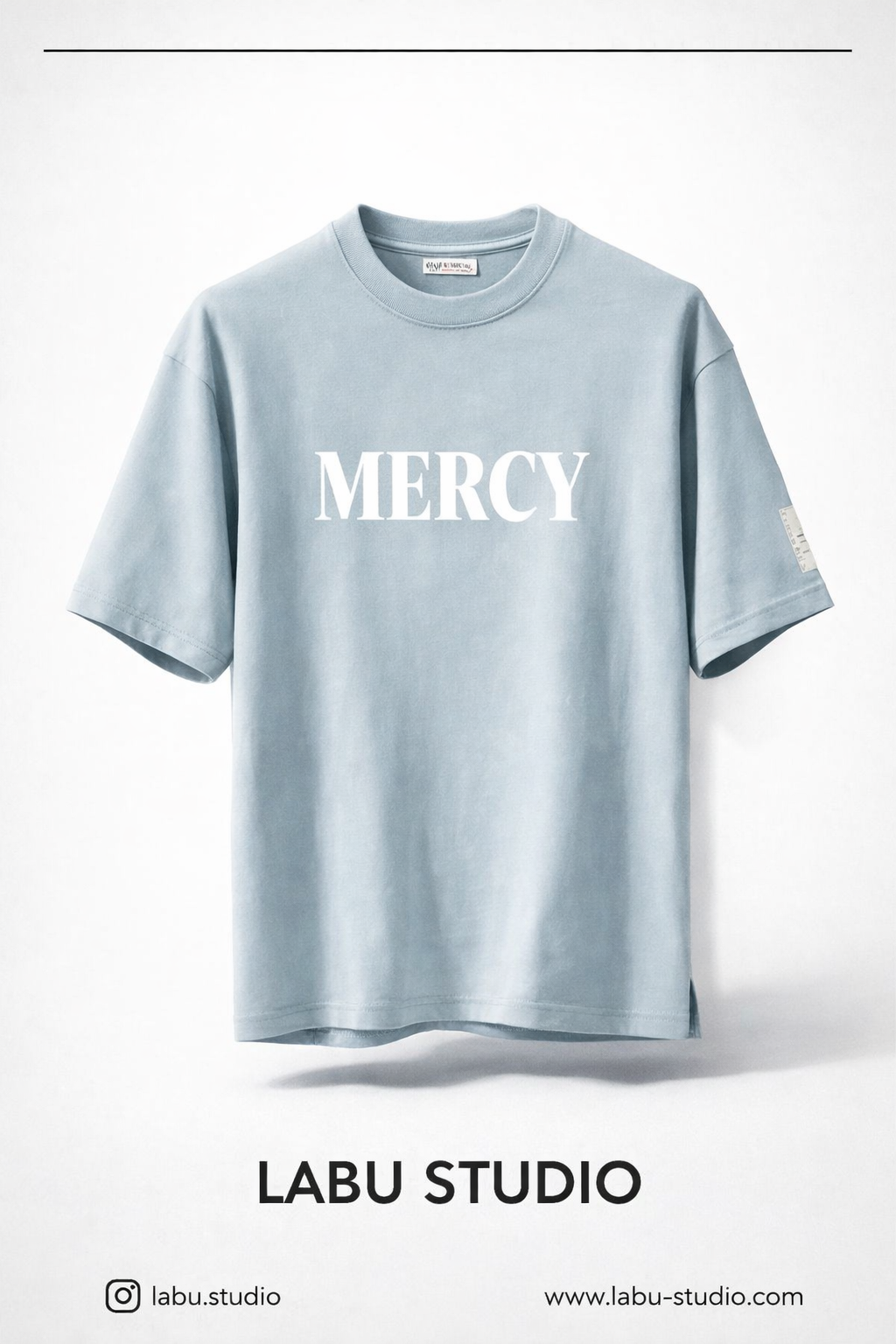 888 טישרט MERCY-תכלת