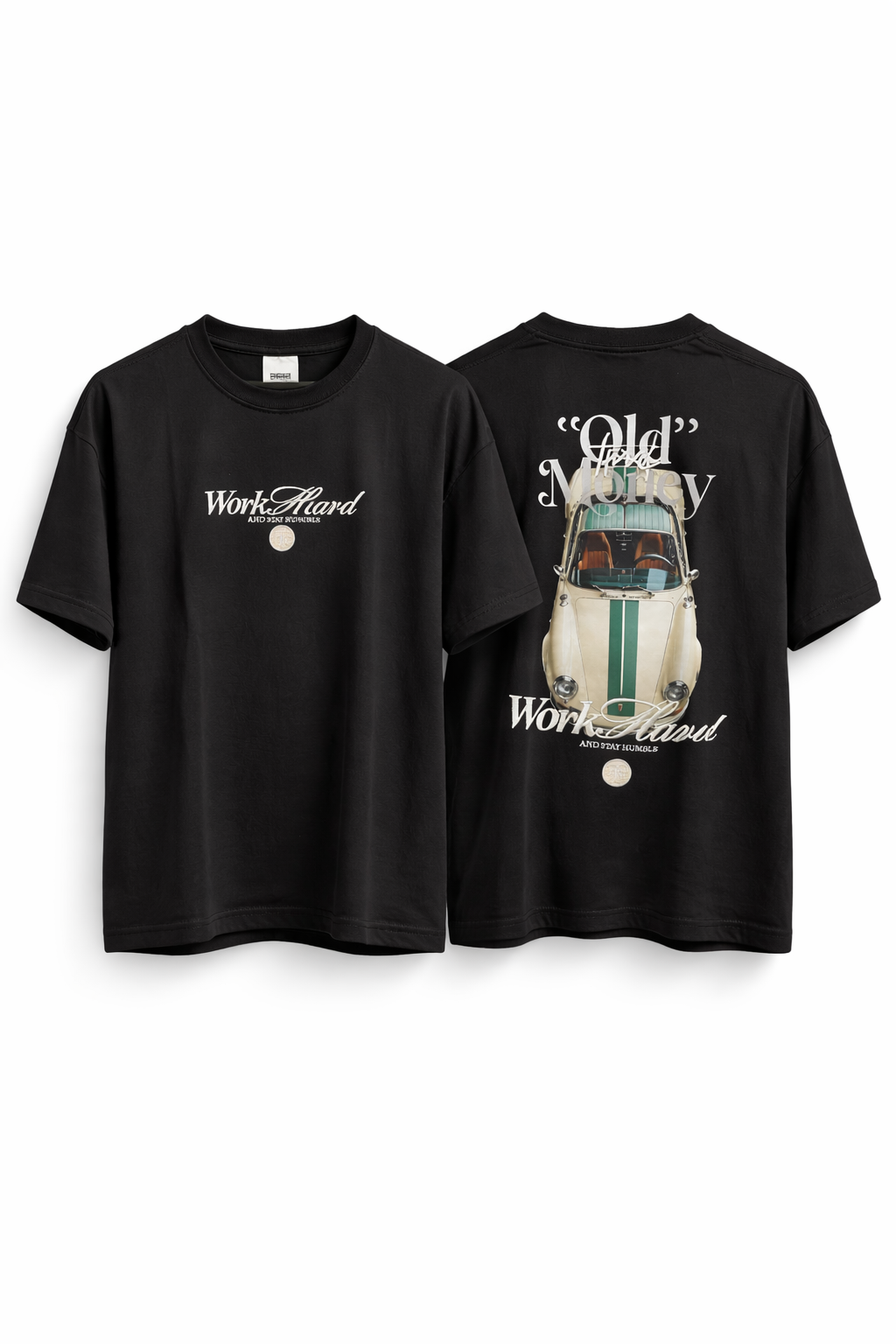 T-shirts POR-735-שחור