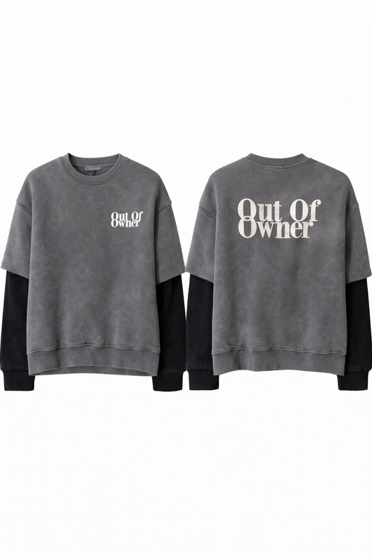 (852)-ONT OF אפור