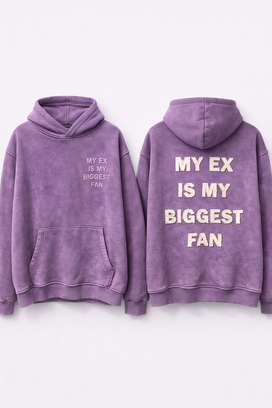 878 קפוצון פוטר הדפס-סגול כהה