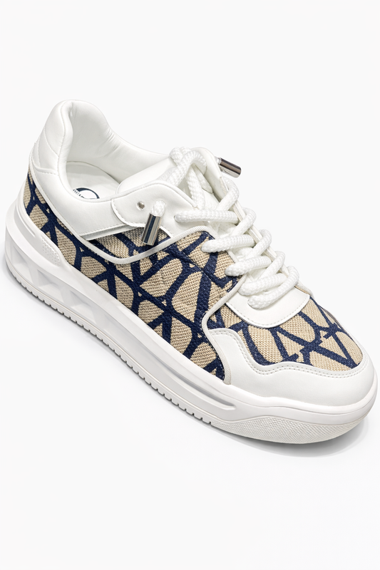 921 סניקרס טקסטורה-לבן