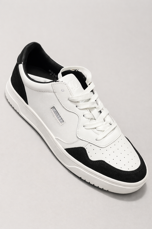 917 סניקרס CAVALLI-שחור-לבן