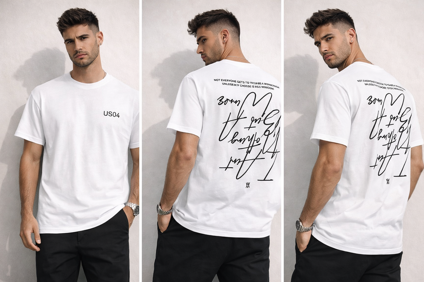 (941) I AINT t-shirt-לבן