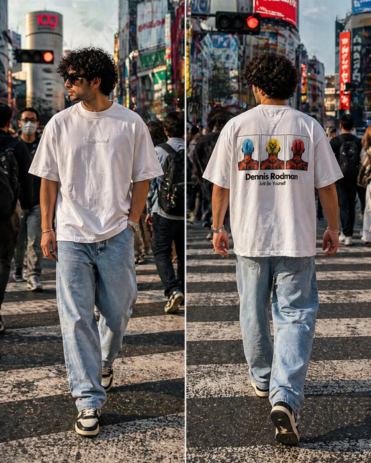 988 T-BE YOURSELF-לבן