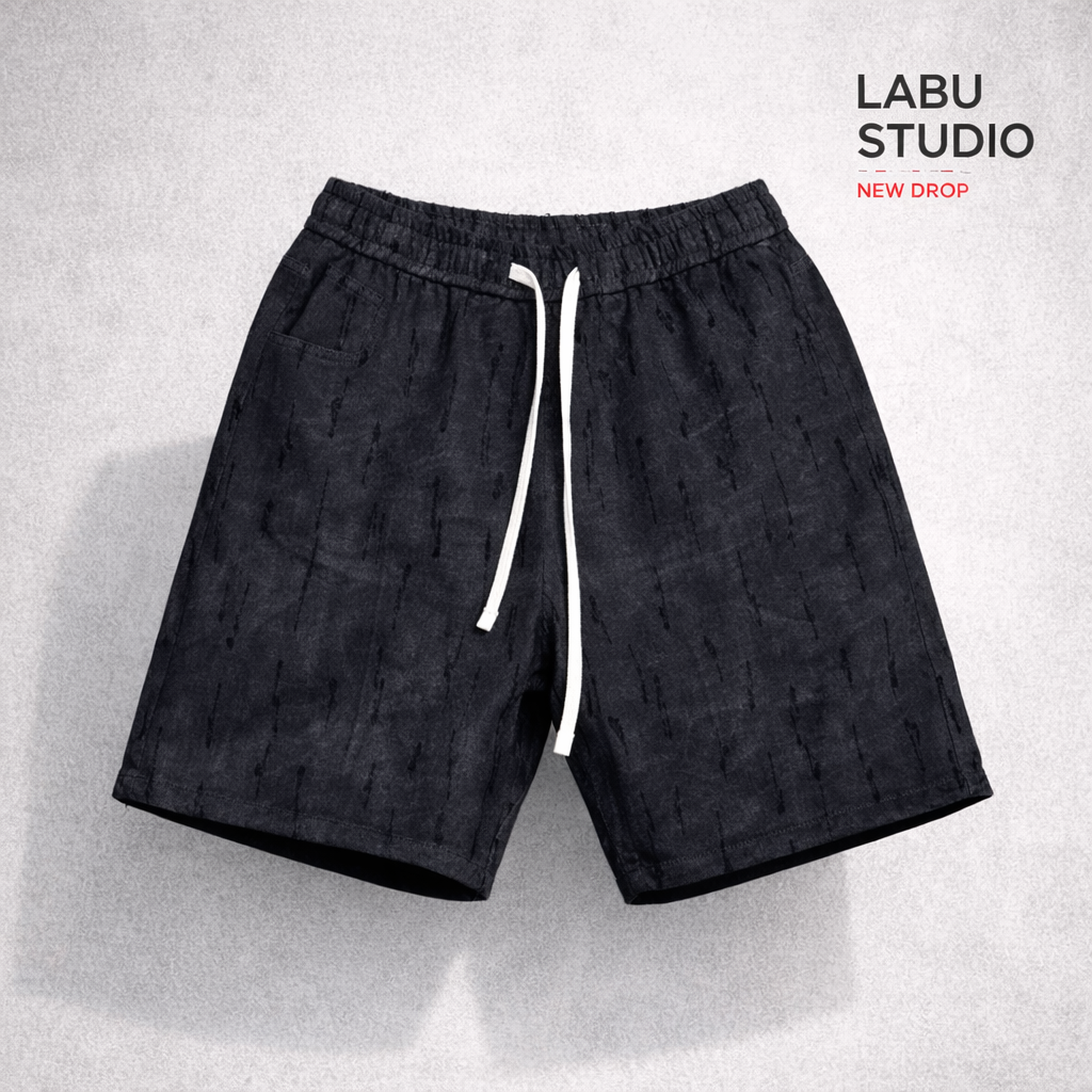 ברמודה קרע פס V-שחור